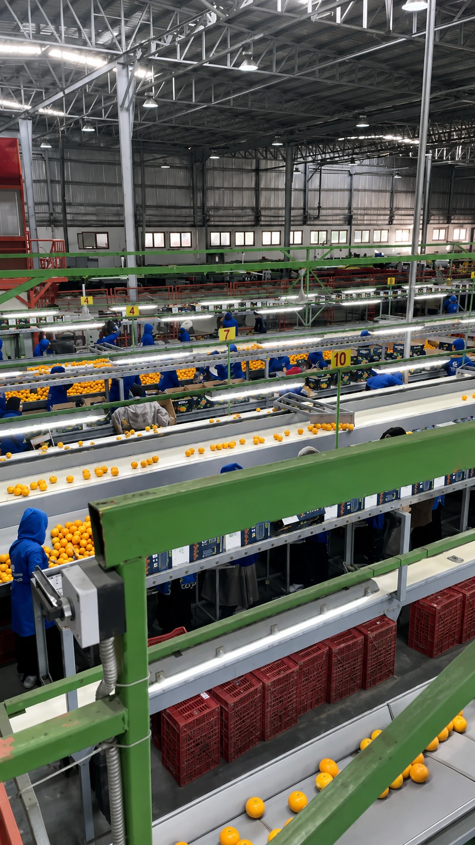 Egyptian orange packing facility